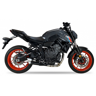 IXIL L3XB BLACK HYPERLOW FULL  EXHAUST YAMAHA FZ07 / MT-07 / XSR700 / XY9364XB