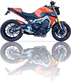 IXIL L3XB HYPERLOW BLACK EXHAUST YAMAHA MT-09 / FZ09 / XSR900 / XY9380XB