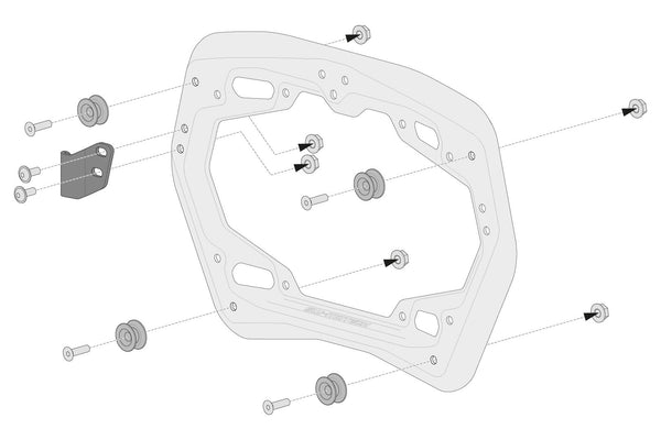 SW-MOTECH TRAX ADV aluminium case system KFT.02.643.70000/S