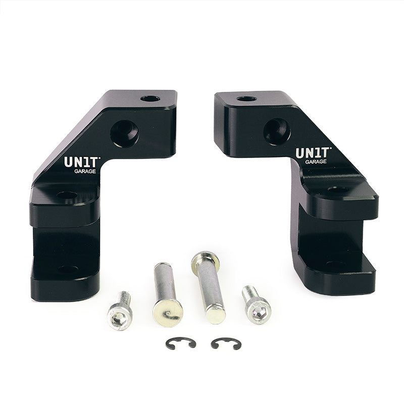 Unit Garage 4040R Comfort kit lowered passenger footrests BMW R1300GS and ADV