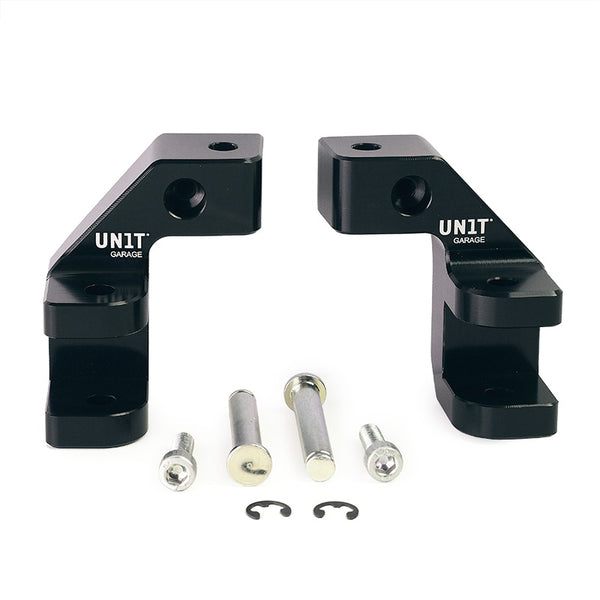 Unit Garage 4040R Comfort kit lowered passenger footrests BMW R1300GS and ADV