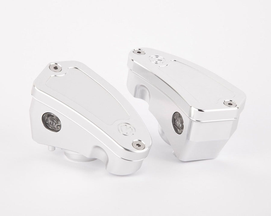 MOTOCORSE Pair oil reservoirs for F4 OEM Nissin clutch and brake master cylinders (caps included) Colore vaschette