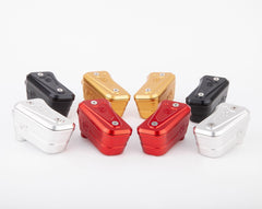 MOTOCORSE Machined from solid Brake and Clutch oil reservoirs kit for Brembo semi-radial OEM pumps Streetfighter V4 MY2020 Colore