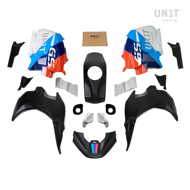 Unit Garage 1923MO_MB Kit RAD R1200GS (2017 until now) & R1250GS (MOTORSPORT- MATT BLACK)
