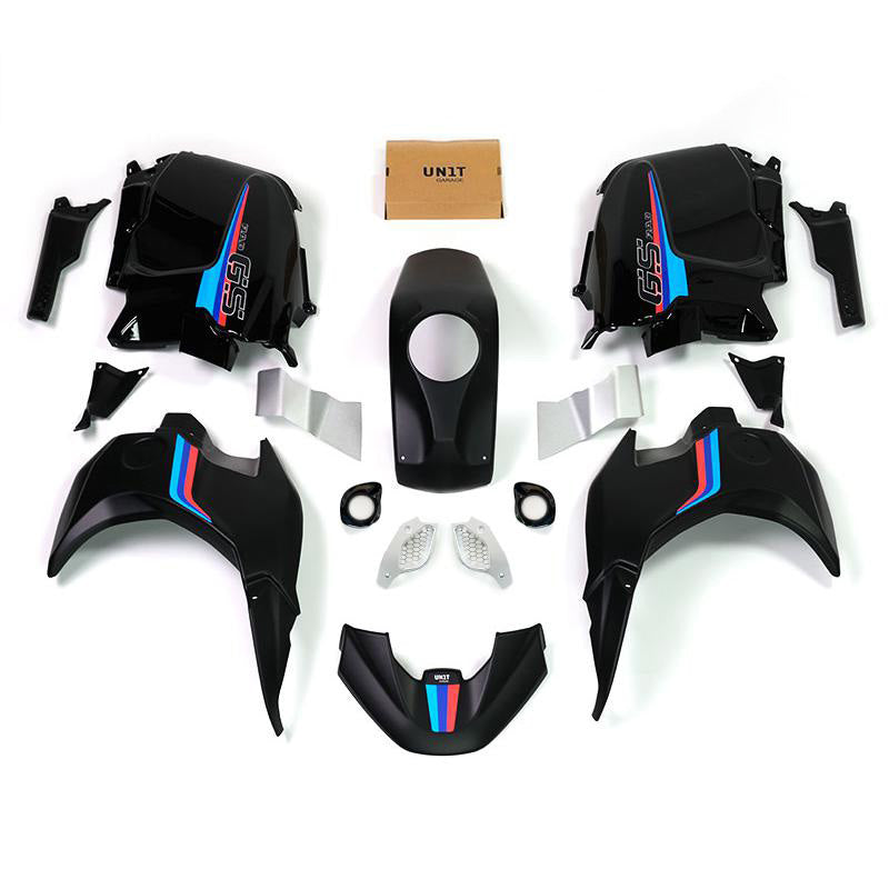 Unit Garage 1923AB_MB Kit RAD R1200GS (2017 in poi) & R1250GS (AVUS BLACK- MATT BLACK)