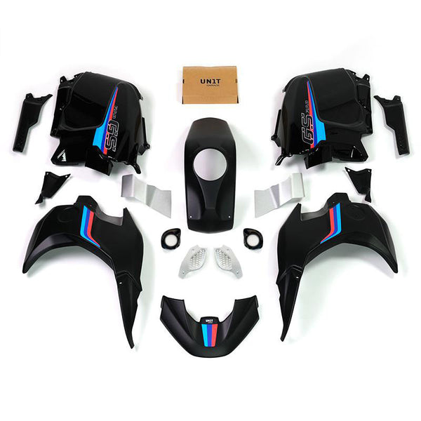 Unit Garage 1923AB_MB Kit RAD R1200GS (2017 in poi) & R1250GS (AVUS BLACK- MATT BLACK)