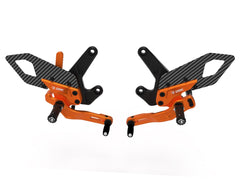 DUCABIKE | Ktm 990 Duke Adjustable Pilot Rearsets Kit