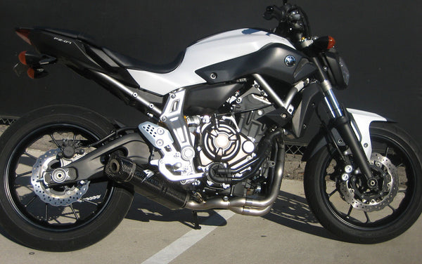 Graves Motorsports Yamaha FZ07 MT07 XSR700 R7 Full Exhaust System