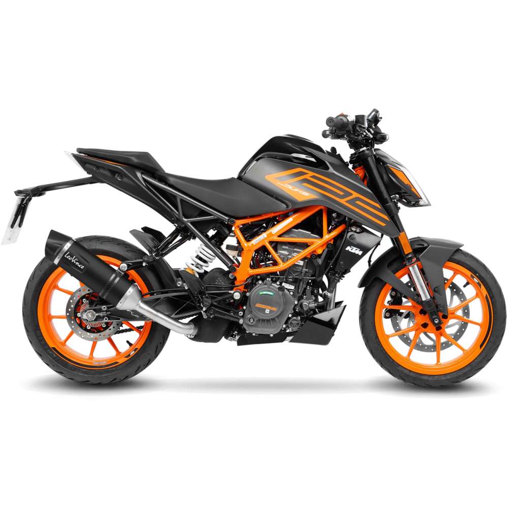 LeoVince LV ONE EVO BLACK EDITION 14393EB — KTM DUKE 125 2021 - 2023