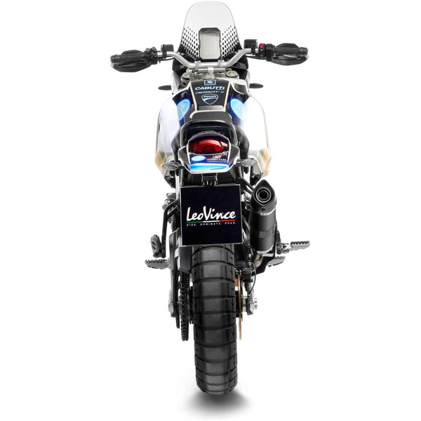 LeoVince LV ONE EVO BLACK EDITION 14428EBU — DUCATI DESERTX 2022 - 2024