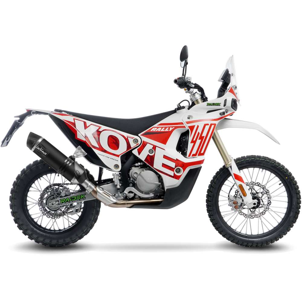 LeoVince LV ONE EVO BLACK EDITION 14449EBU — KOVE 450 RALLY LOW/HIGH 2023 - 2024