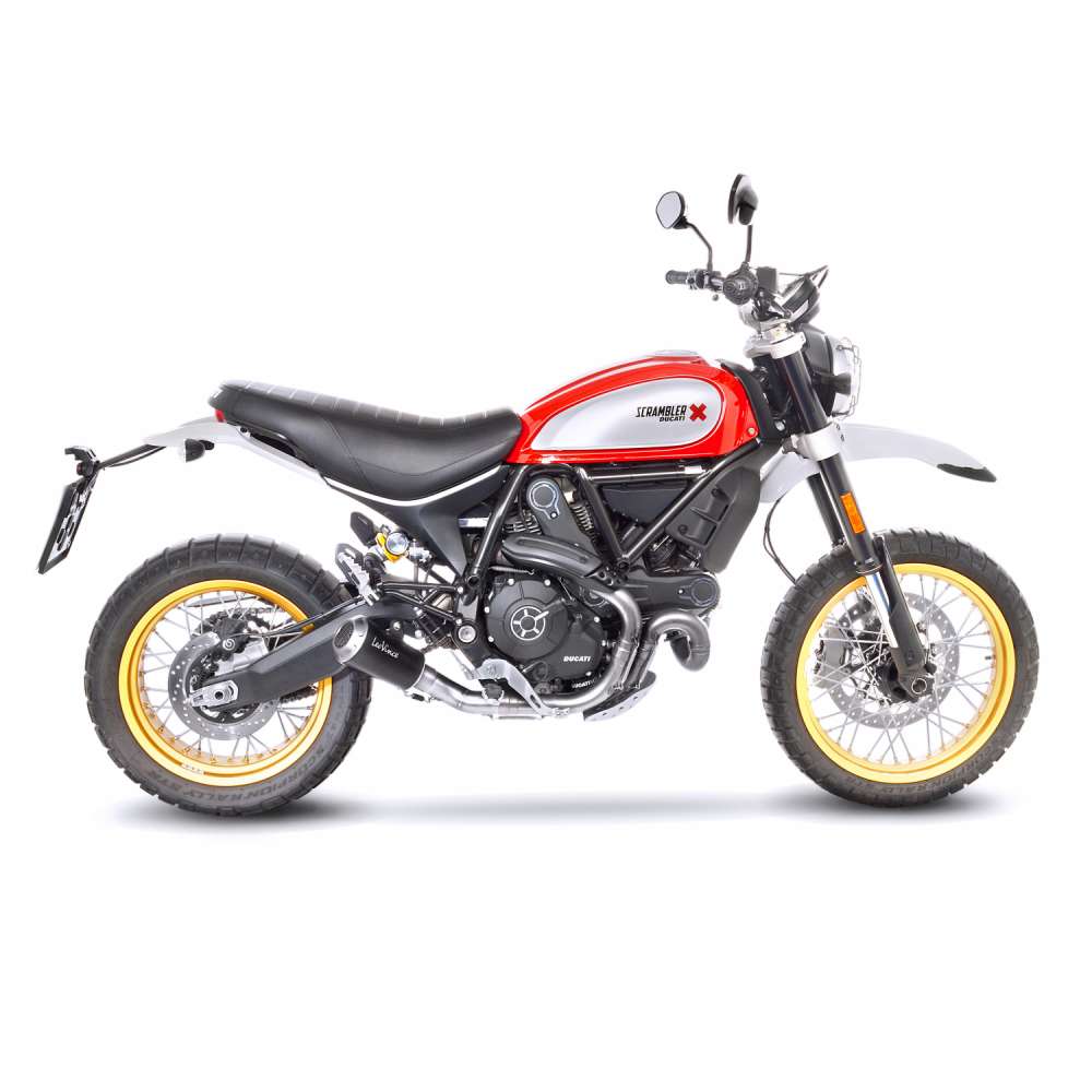 LeoVince LV-10 BLACK EDITION 15202BU — DUCATI SCRAMBLER 800 DESERT SLED 2017 - 2020