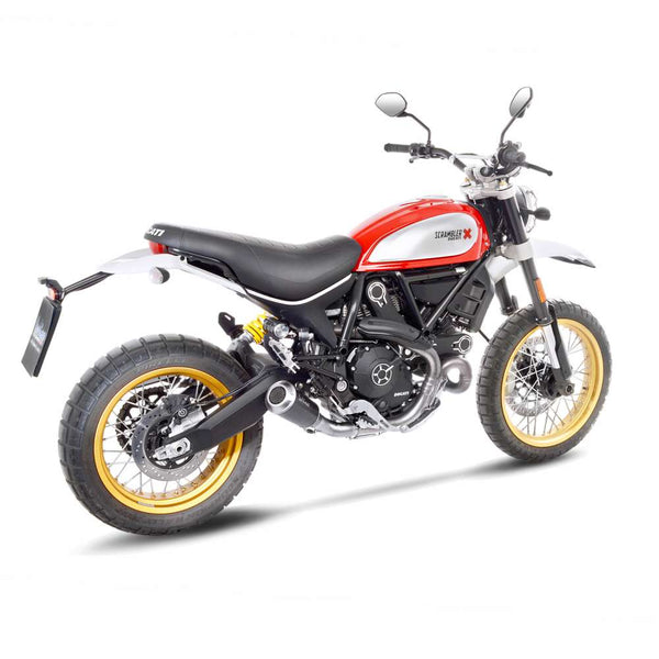 LeoVince LV-10 BLACK EDITION 15202BU — DUCATI SCRAMBLER 800 DESERT SLED 2017 - 2020