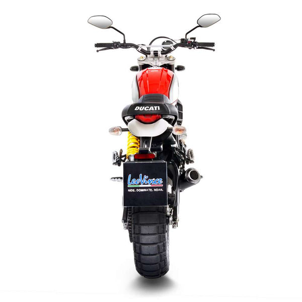 LeoVince LV-10 BLACK EDITION 15202BU — DUCATI SCRAMBLER 800 DESERT SLED 2017 - 2020