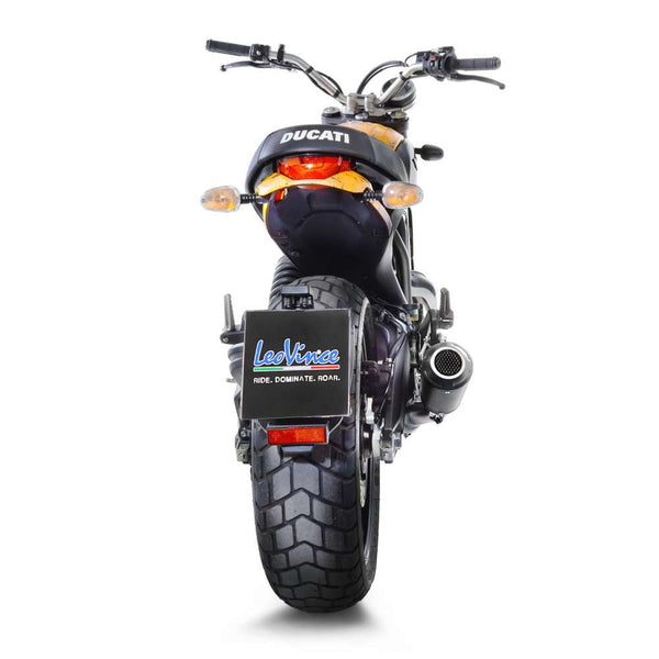 LeoVince LV-10 BLACK EDITION 15206BU — DUCATI SCRAMBLER 800 ICON/CLASSIC 2015 - 2016