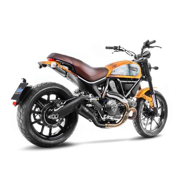 LeoVince LV-10 FULL BLACK 15206FBU — DUCATI SCRAMBLER 800 ICON/CLASSIC 2015 - 2016