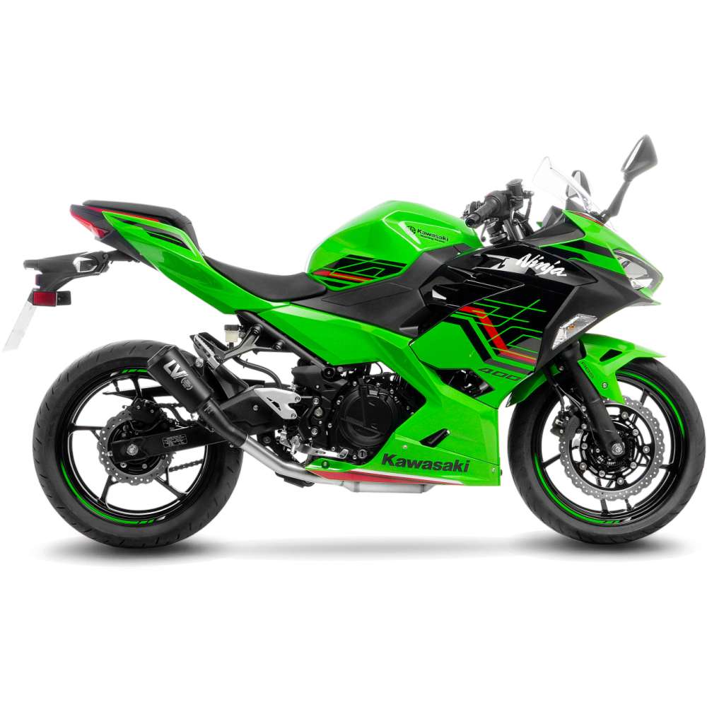LeoVince LV-10 FULL BLACK WORLD CHAMPION LIMITED EDITION 15218FBUL — KAWASAKI NINJA 400 2018 - 2021