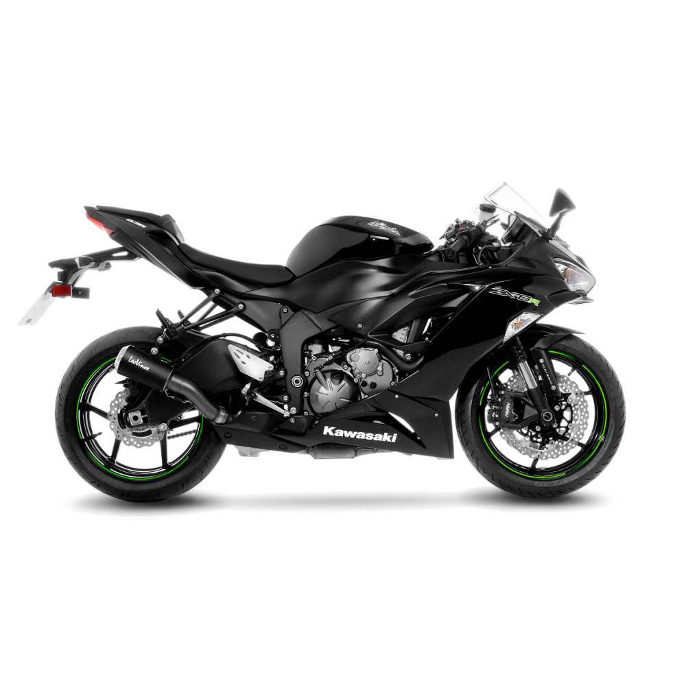 LeoVince LV-10 BLACK EDITION 15233BU — KAWASAKI ZX-6R NINJA 2009 - 2016