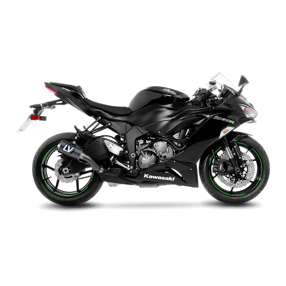LeoVince LV-10 CARBON FIBER 15233CU — KAWASAKI ZX-6R NINJA 2009 - 2016