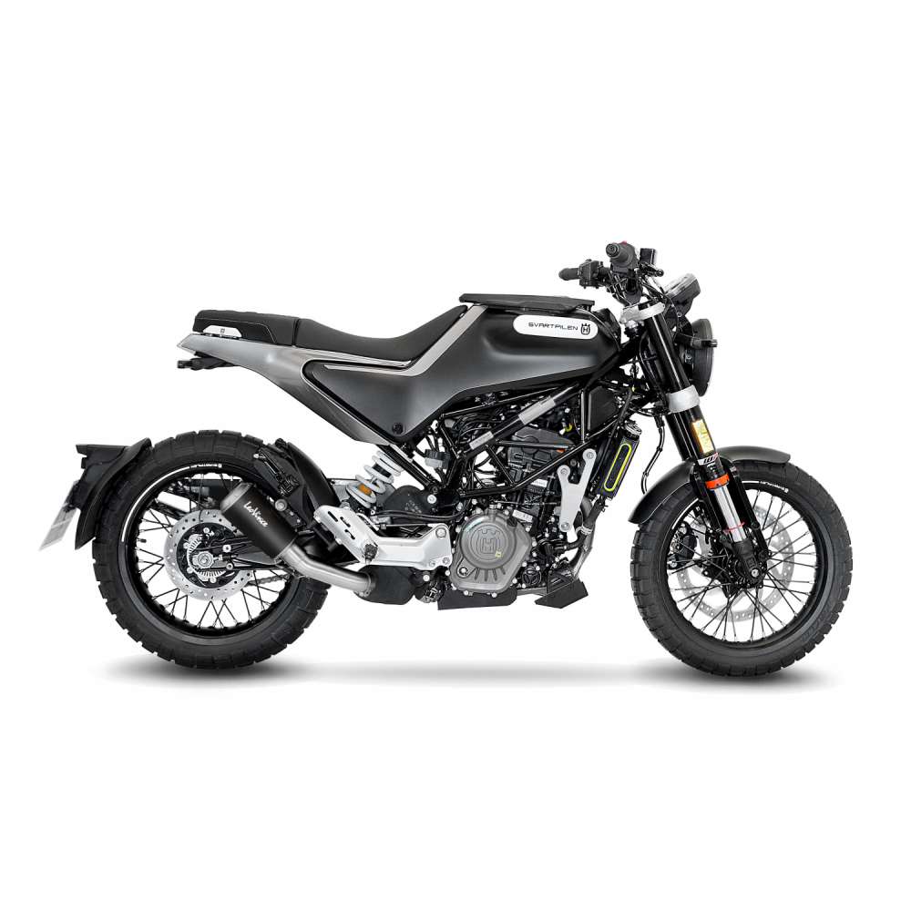 LeoVince LV-10 BLACK EDITION 15242BU — HUSQVARNA SVARTPILEN 125 2021 - 2023