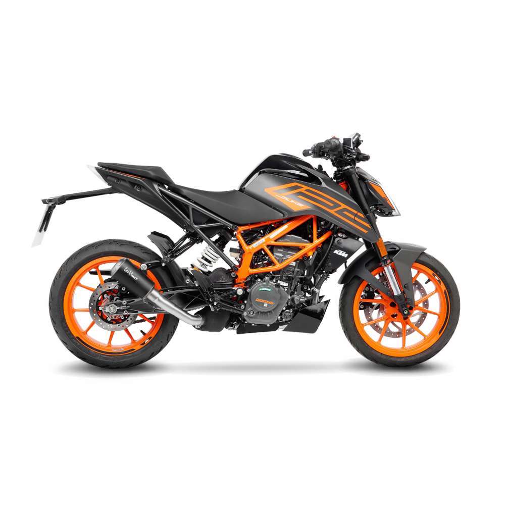 LeoVince LV-10 BLACK EDITION 15249BU — KTM DUKE 125 2021 - 2023