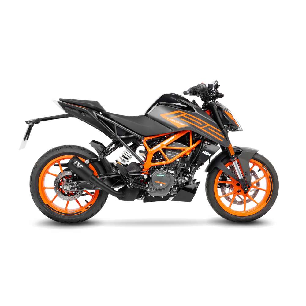 LeoVince LV-10 FULL BLACK 15249FBU — KTM DUKE 125 2021 - 2023