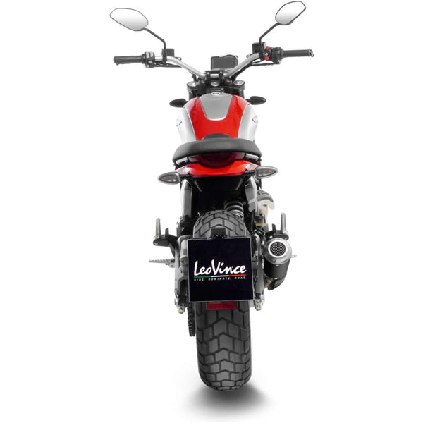 LeoVince LV-10 BLACK EDITION 15266B — DUCATI SCRAMBLER 800 ICON/FULL THROTTLE/NIGHT SHIFT 2023 - 2024