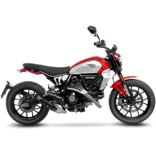 LeoVince LV-10 FULL BLACK 15266FB — DUCATI SCRAMBLER 800 ICON/FULL THROTTLE/NIGHT SHIFT 2023 - 2024