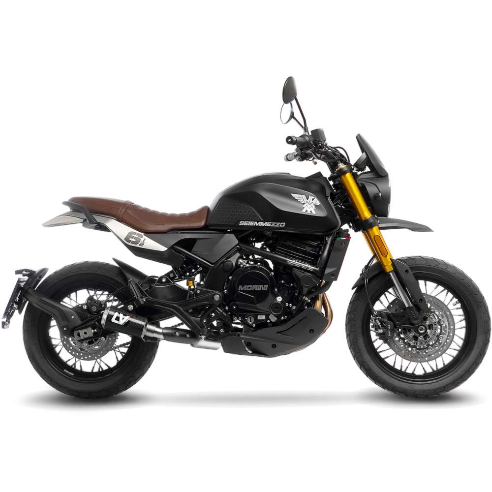 LeoVince LV-10 CARBON FIBER 15267CU — MOTO MORINI SEIEMMEZZO SCR/STR/A2 2023 - 2024