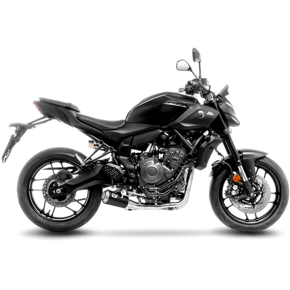 LeoVince LV-10 BLACK EDITION 15272BU — YAMAHA MT-07 2021 - 2024