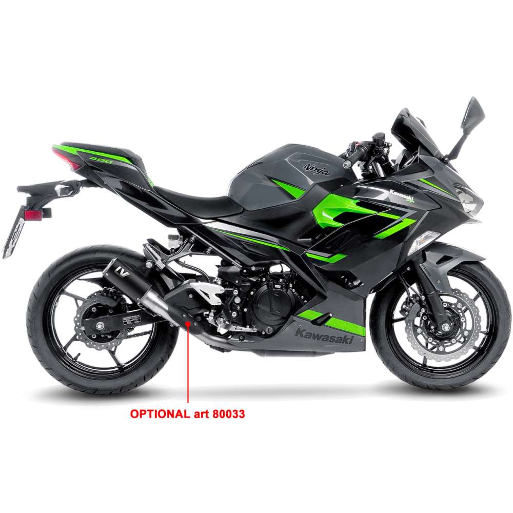 LeoVince LV CORSA S BLACK EDITION 15400SBU — KAWASAKI NINJA 400 2018 - 2021