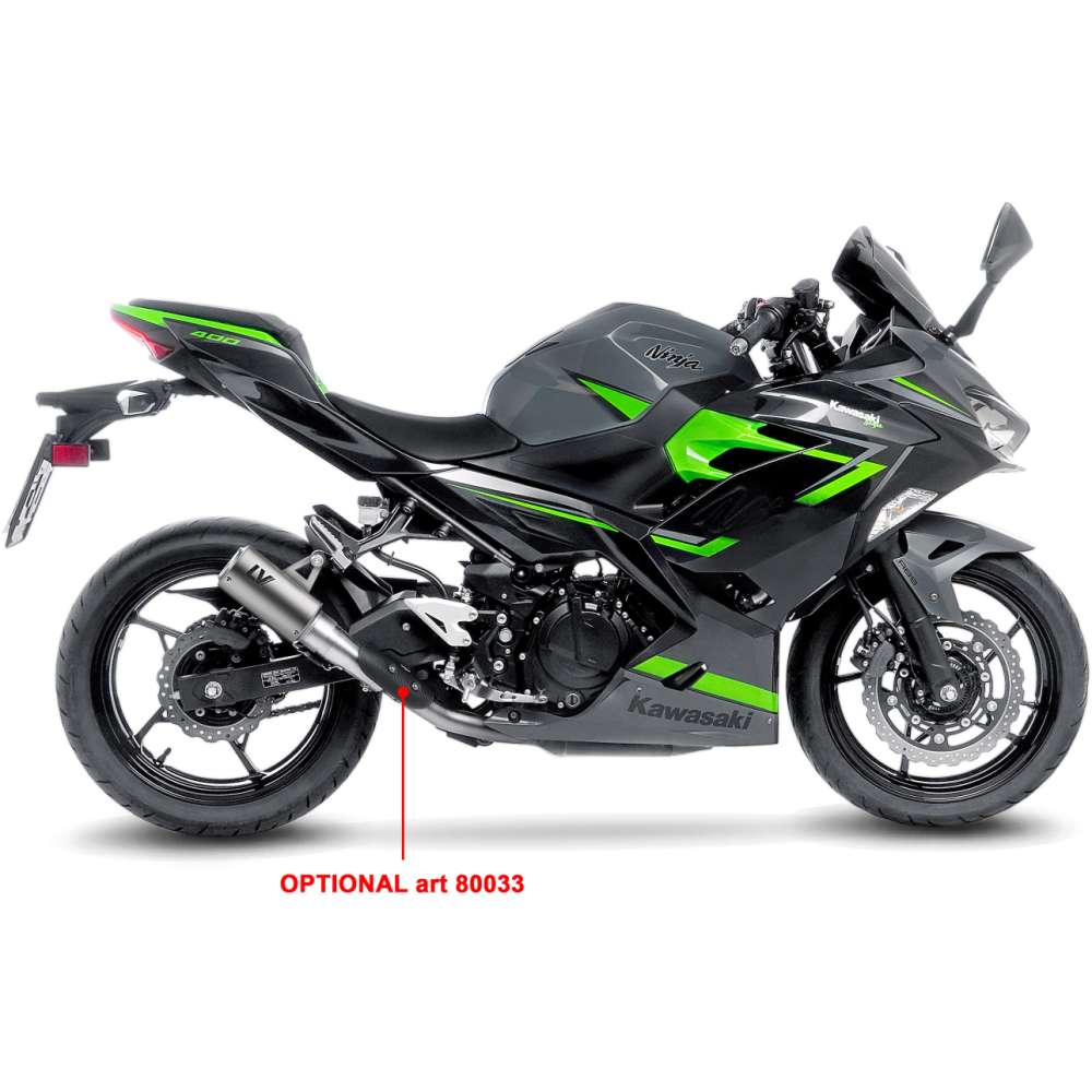 LeoVince LV CORSA S TITANIUM 15400STU — KAWASAKI NINJA 400 2018 - 2021