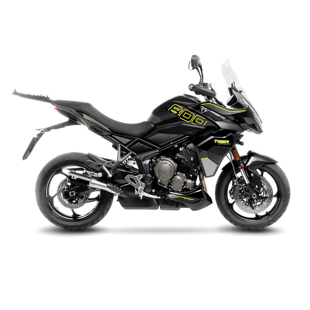 LeoVince LV CORSA BLACK EDITION 15414BU — TRIUMPH TIGER SPORT 800 2024 - 2026