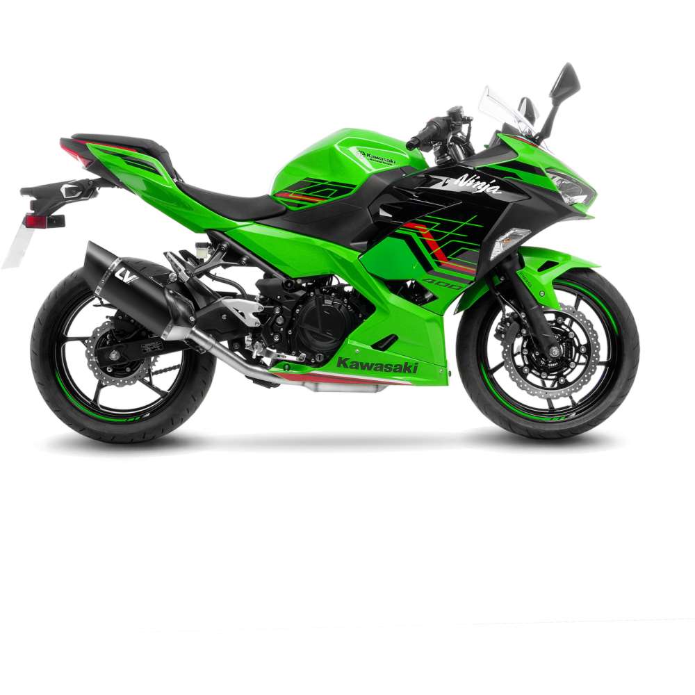 LeoVince LV-14 R BLACK EDITION 15607B — KAWASAKI NINJA 400 2018 - 2021