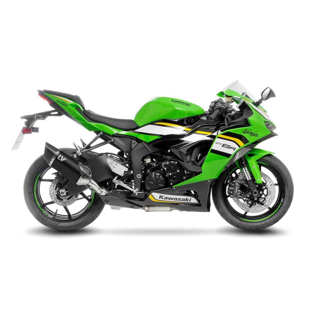 LeoVince LV-14 R BLACK EDITION 15625B — KAWASAKI ZX-6R NINJA 2019 - 2020