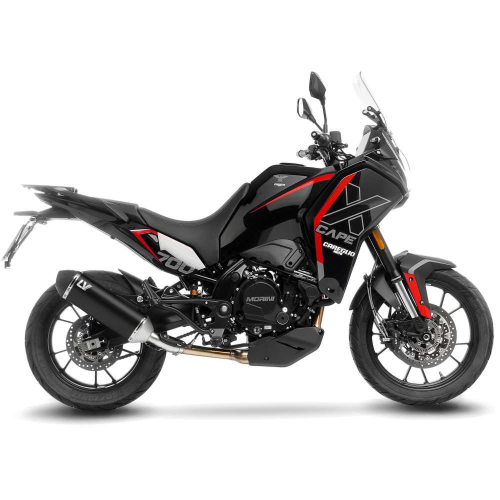 LeoVince LV-14 BLACK EDITION 15633B — MOTO MORINI X-CAPE 700 2025 - 2026