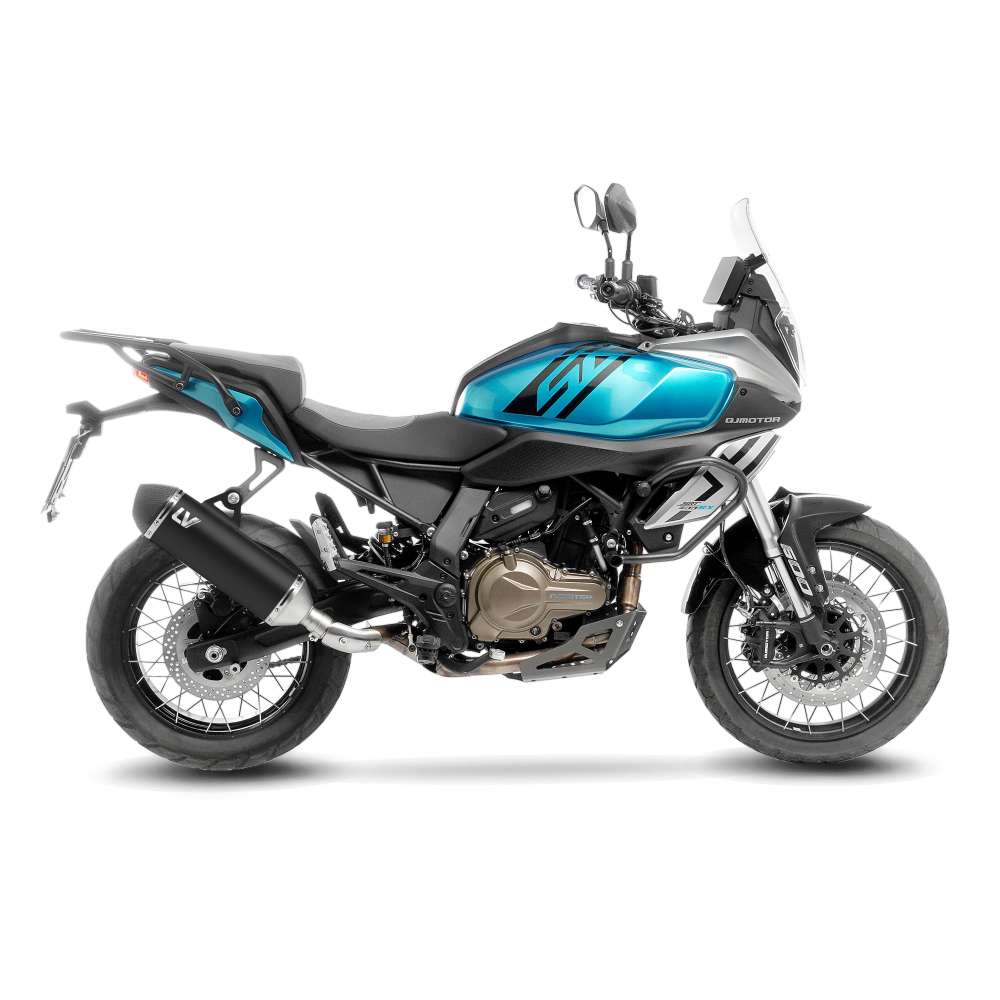 LeoVince LV-14 BLACK EDITION 15635BU — QJMOTOR SRT 600 SX 2024 - 2026