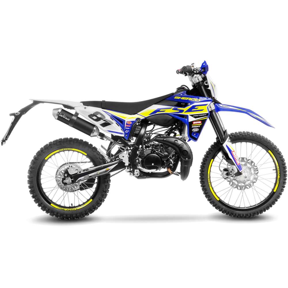 LeoVince X-FIGHT BLACK EDITION 17010B — SHERCO 50 SE-RS / SM-RS / SM-R / SE-R 2021 - 2024