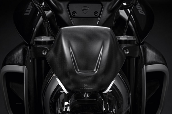 SCRAMBLER DUCATI DIAVEL V4 Carbon lid for front headlight