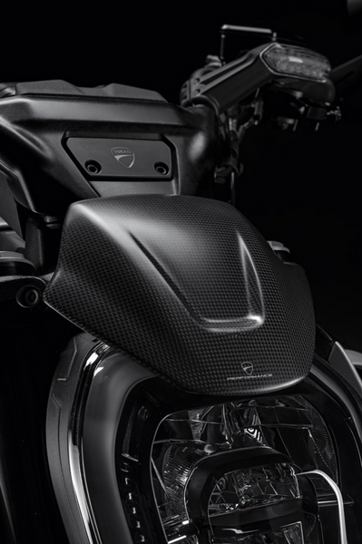 SCRAMBLER DUCATI DIAVEL V4 Carbon lid for front headlight