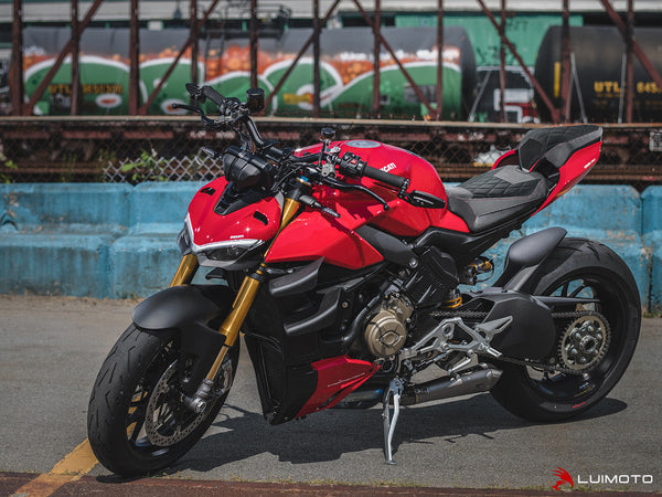 Ducati | Streetfighter V4 23-24 | Diamond Grezzo | Rider Seat Cover