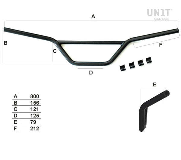 Unit Garage 1613Comfort_21+ADP2 Handlebar BMW R12 Comfort