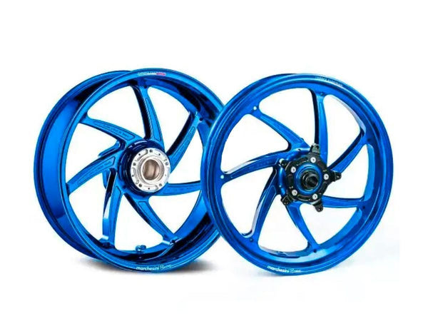 Marchesini M7RS Genesi anodized blue for Yamaha YZF-R1 2020-2024 – representative WRS image