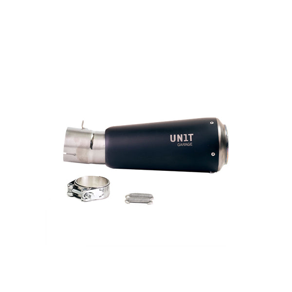 Unit Garage 4311T+U150SX_ BMW R12 G/S Titanium Short Pipe