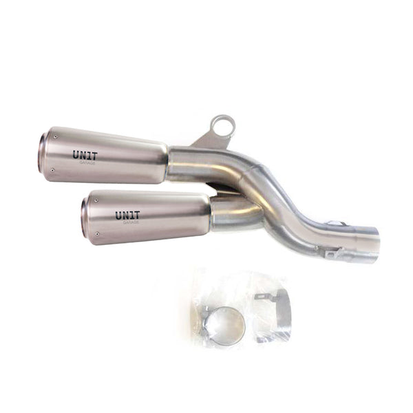 Unit Garage 1902 Double gp style exhaust