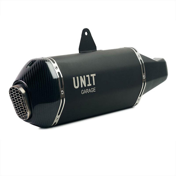 Unit Garage 3300_ HD Pan America Titanium Black exhaust