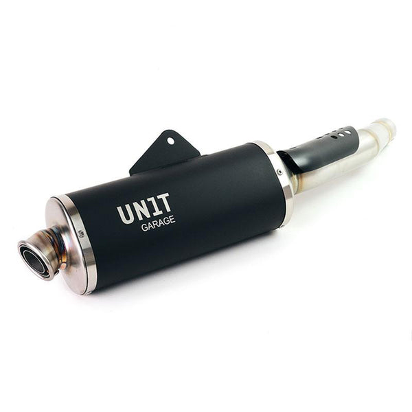 Unit Garage 3205Tit_BL Black Exhaust with visible welding Ténéré 700