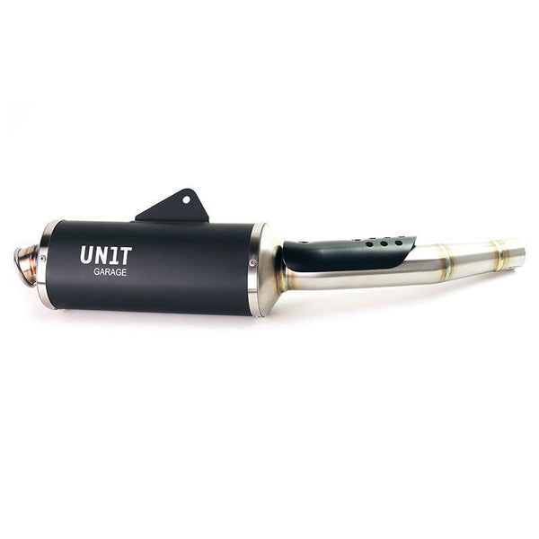 Unit Garage 3205Tit_BL Black Exhaust with visible welding Ténéré 700