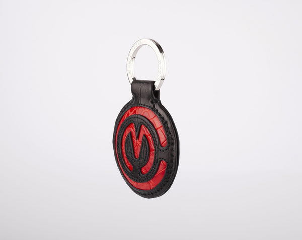 MOTOCORSE Official Crocodile Leather Key Ring 1