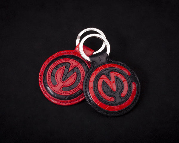 MOTOCORSE Official Crocodile Leather Key Ring 8